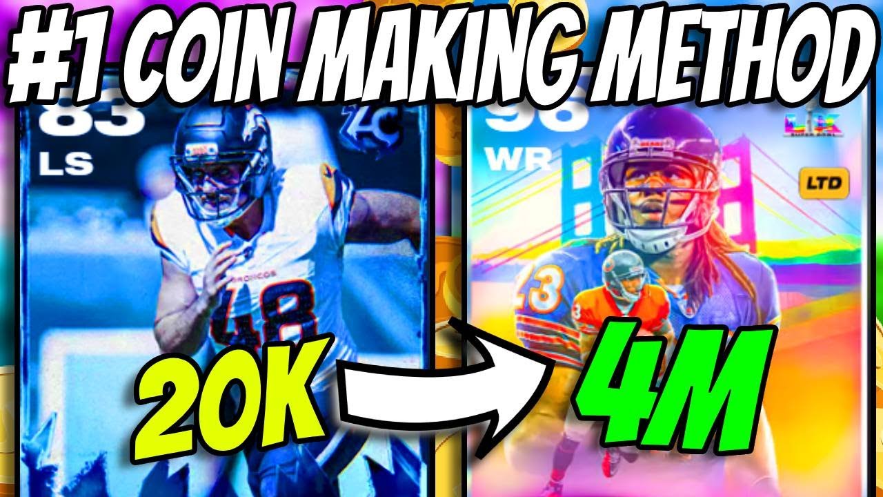 Способ заработка монет №1 в Madden!! Зарабатывайте 1 миллион монет каждый час!!