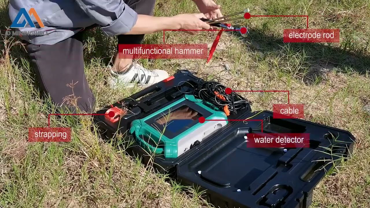 D Miningwell Underground Water Detector Operation Video