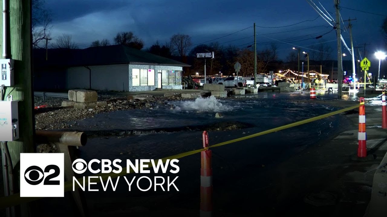 Boil water notice in place in parts of Connecticut due to Waterbury water main break