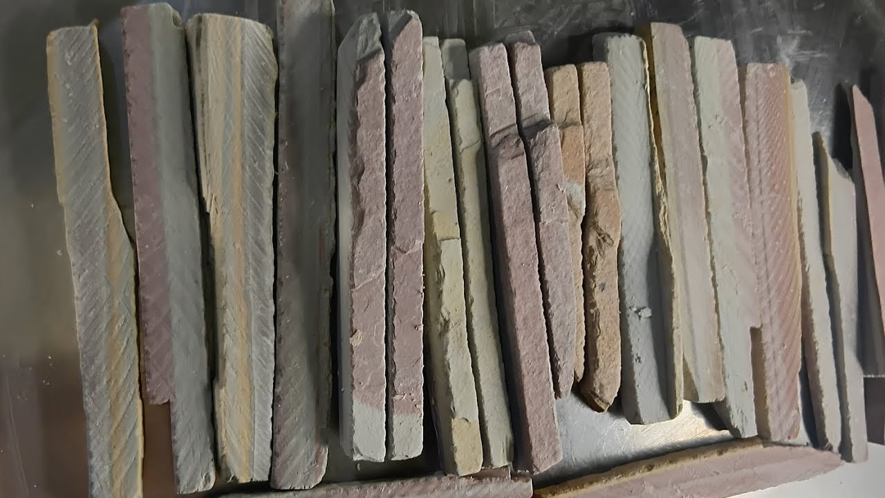 Dry Thick pencils groves soft cleaning #asmr #satisfying #relxing #asmrcleaning 