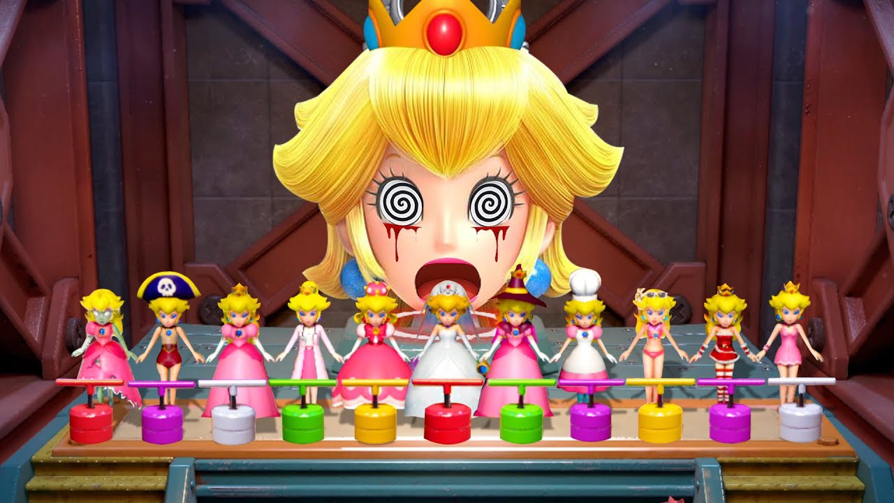 【マリオパーティスーパースターズ】すべての特別な衣装ピーチ姫 . どの衣装が一番いいですか？4K UHD