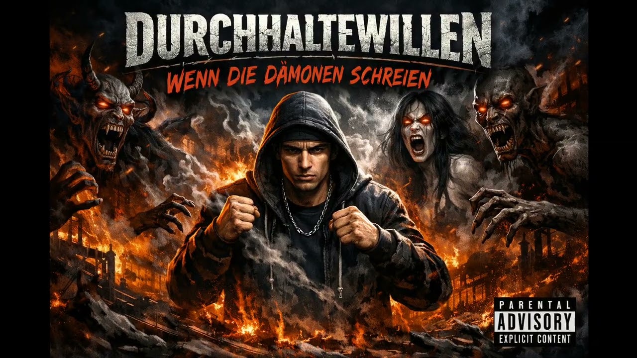 DURCHHALTEWILLEN | Wenn die Dämonen schreien (Official Audio) | Deutschrap 2026