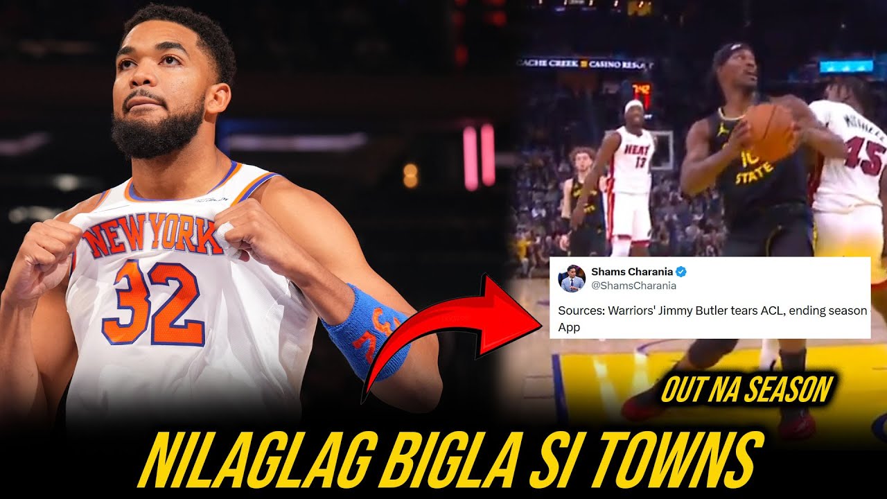 Jimmy Butler OUT na sa Season dahil TORN ACL Injury? | NILAGLAG ni Brunson si Towns
