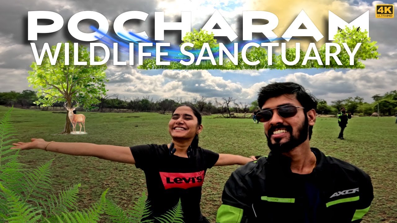 📍POCHARAM WILDLIFE SANCTUARY, MEDAK 🐅🌳 | AMAZING ROADS 🏞️🛣️ | TELUGU MOTOVLOG 🏍️