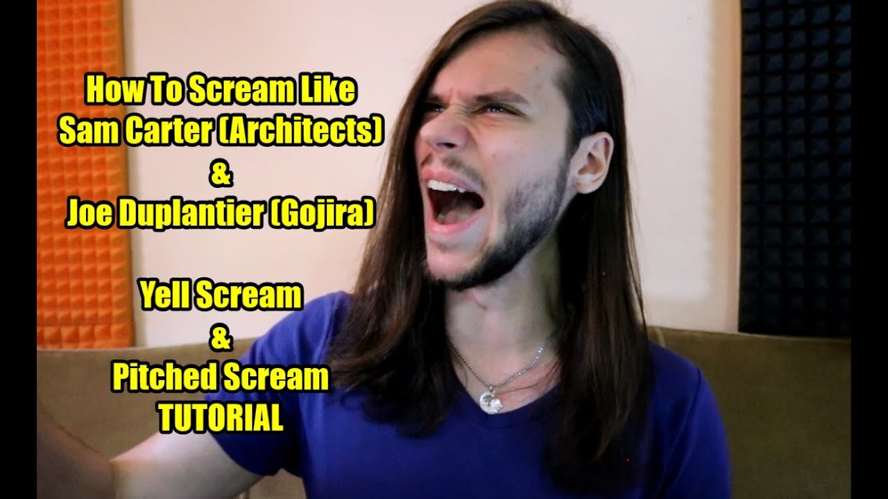 How To Scream Like Sam Carter - Yell Scream Tutorial