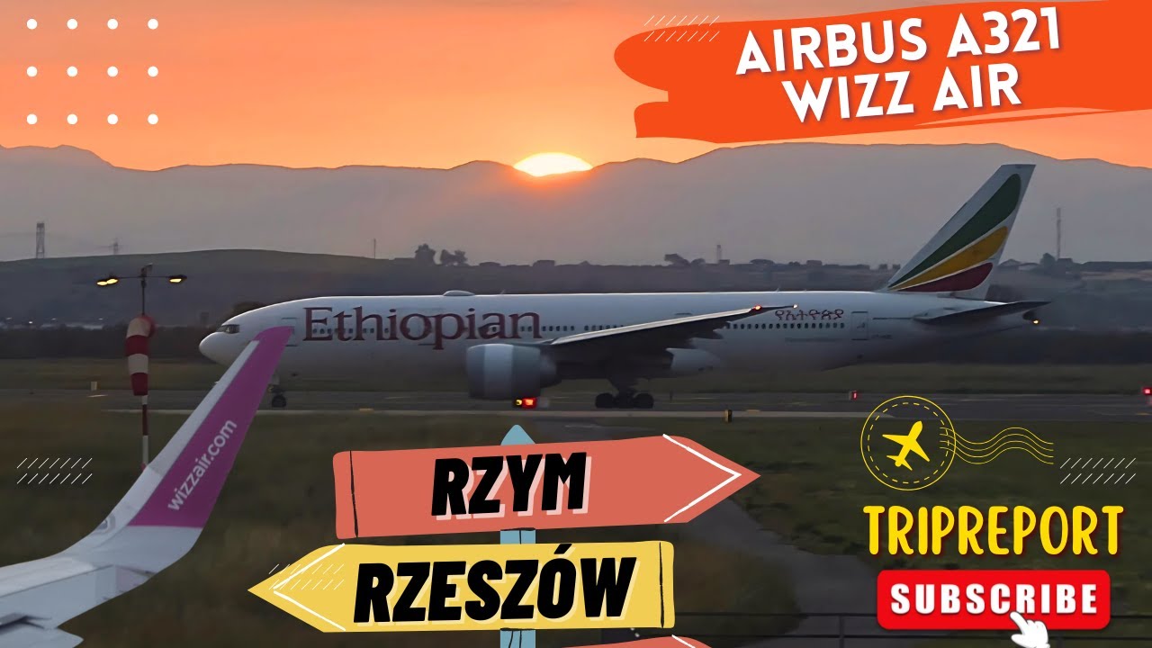 Trip Report: Powrót z Rzymu ✈️ Fiumicino do Rzeszowa – Spotting, Noc na Lotnisku i Lot!