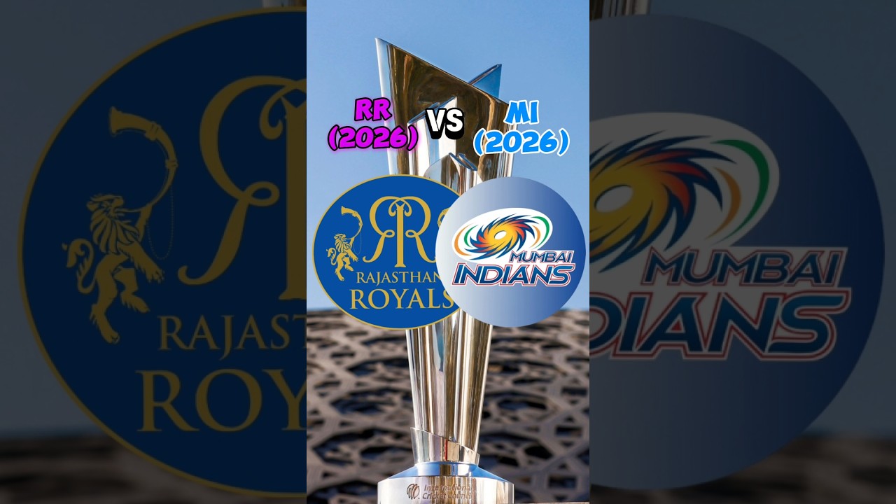 RR (2026) vs MI (2026) Ipl Comparison #shorts #cricket #mivsrr