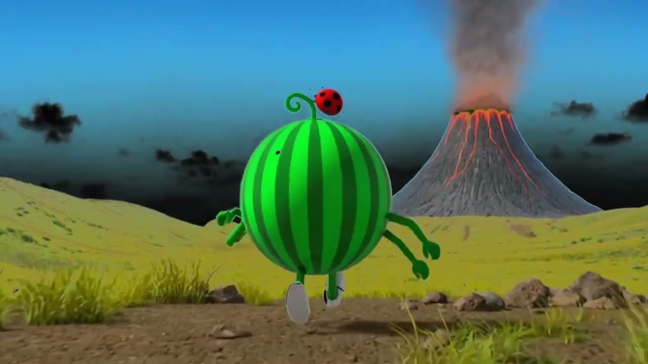 Cocomelon Jumps In The Vulcano Sponsored By Klasky Csupo 2001 Effects