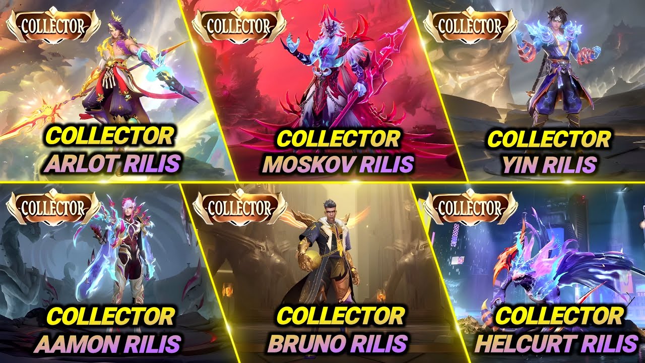 JADWAL RILIS 7 SKIN COLLECTOR ! CC BRUNO, CC ARLOT, CC MOSKOV, CC HELCURT, CC YIN, CC AAMON DLL