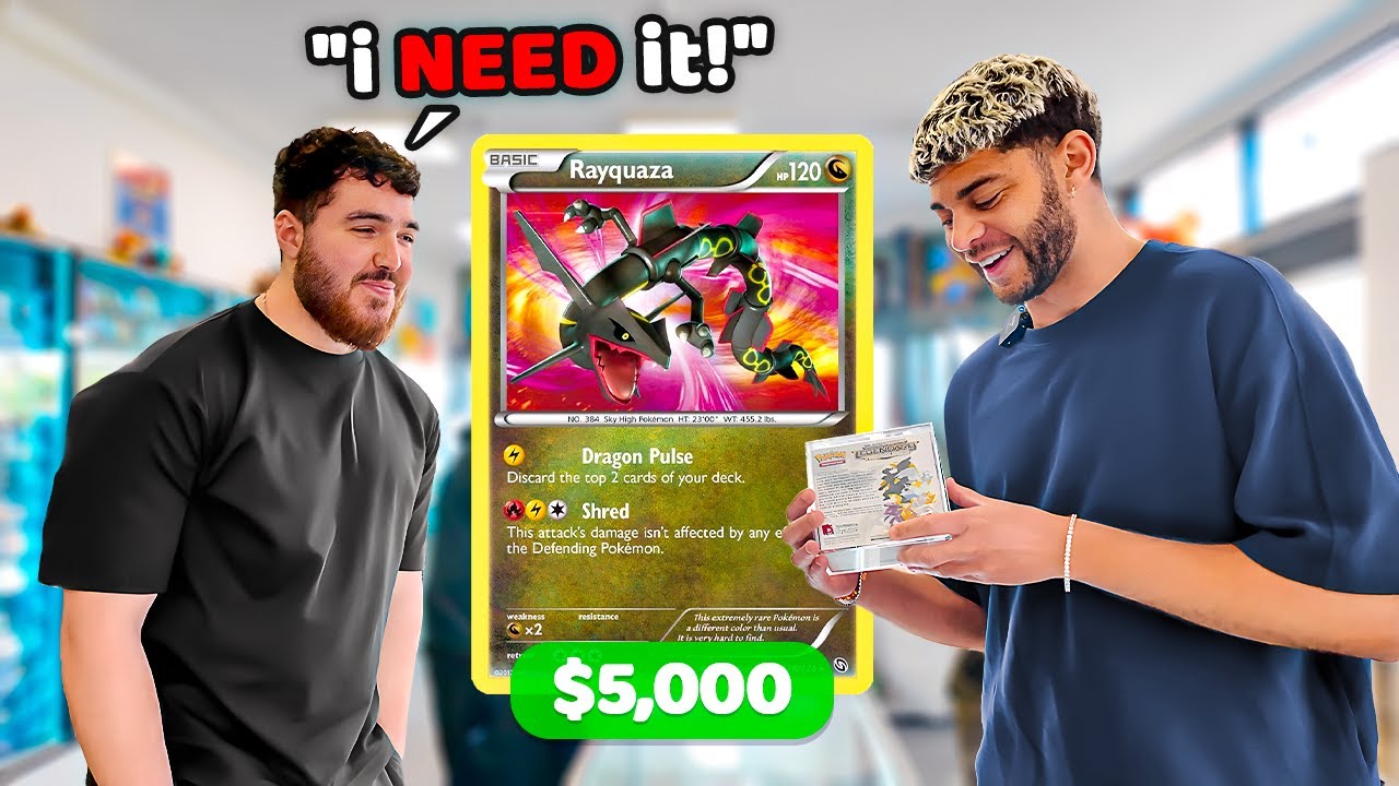 He Wanted My $5000 VINTAGE Booster Box + HUGE Pokemon Collection Traded In! (SHOP POV)