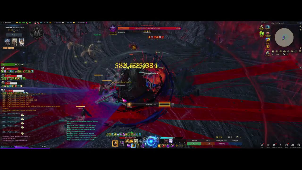 Lost Ark | AT Scouter 1.1B DPS | Kazeros Hard G2
