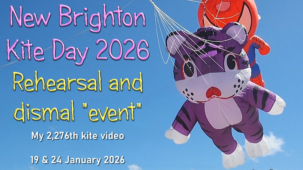New Brighton Kite Day 2026 - Rehearsal and dismal event