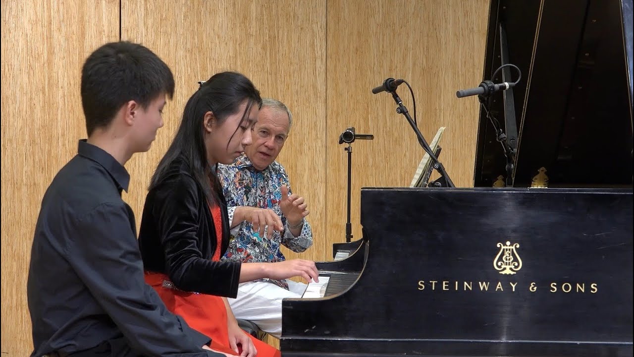 CMNW SF23 Masterclass with Anton Nel | Saint-Saëns Danse Macabre for piano four hands