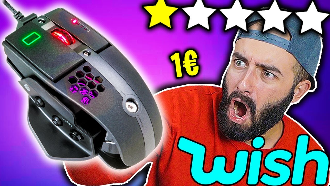 UNBOXING MOUSE GAMING da 1€ di WISH *esplode?* - OFFERTE WISH