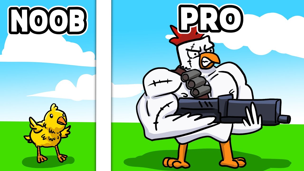 EWOLUUJE KURCZAKI DO WALKI Z LUDZMI | CHICKEN VS MAN