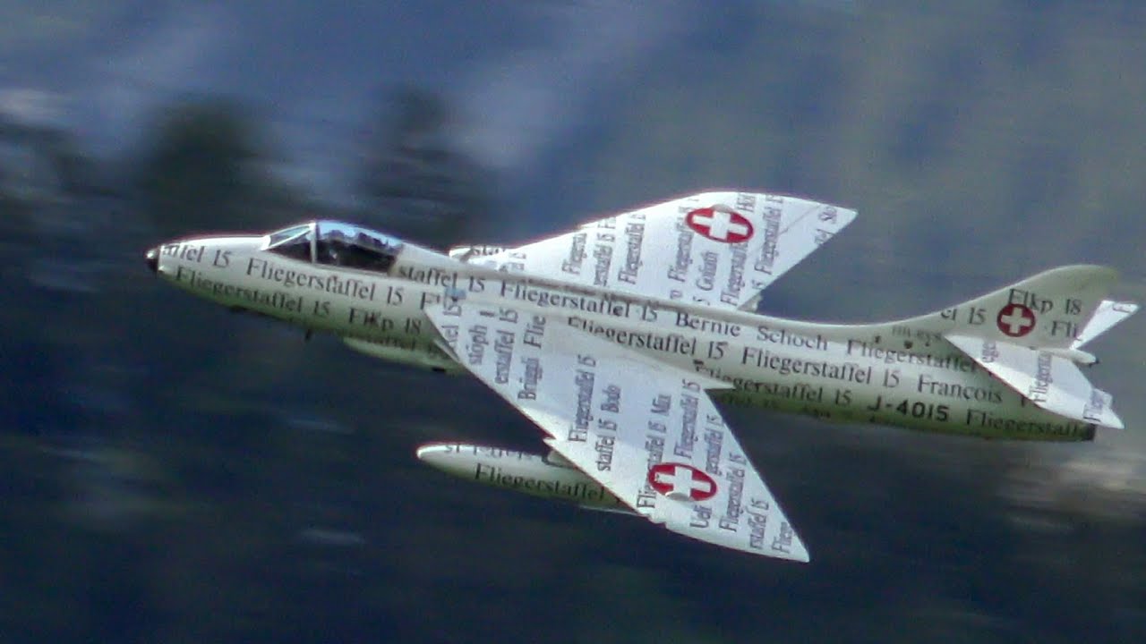 Papyrus Hawker Hunter - Display at the Hunterfest in Mollis