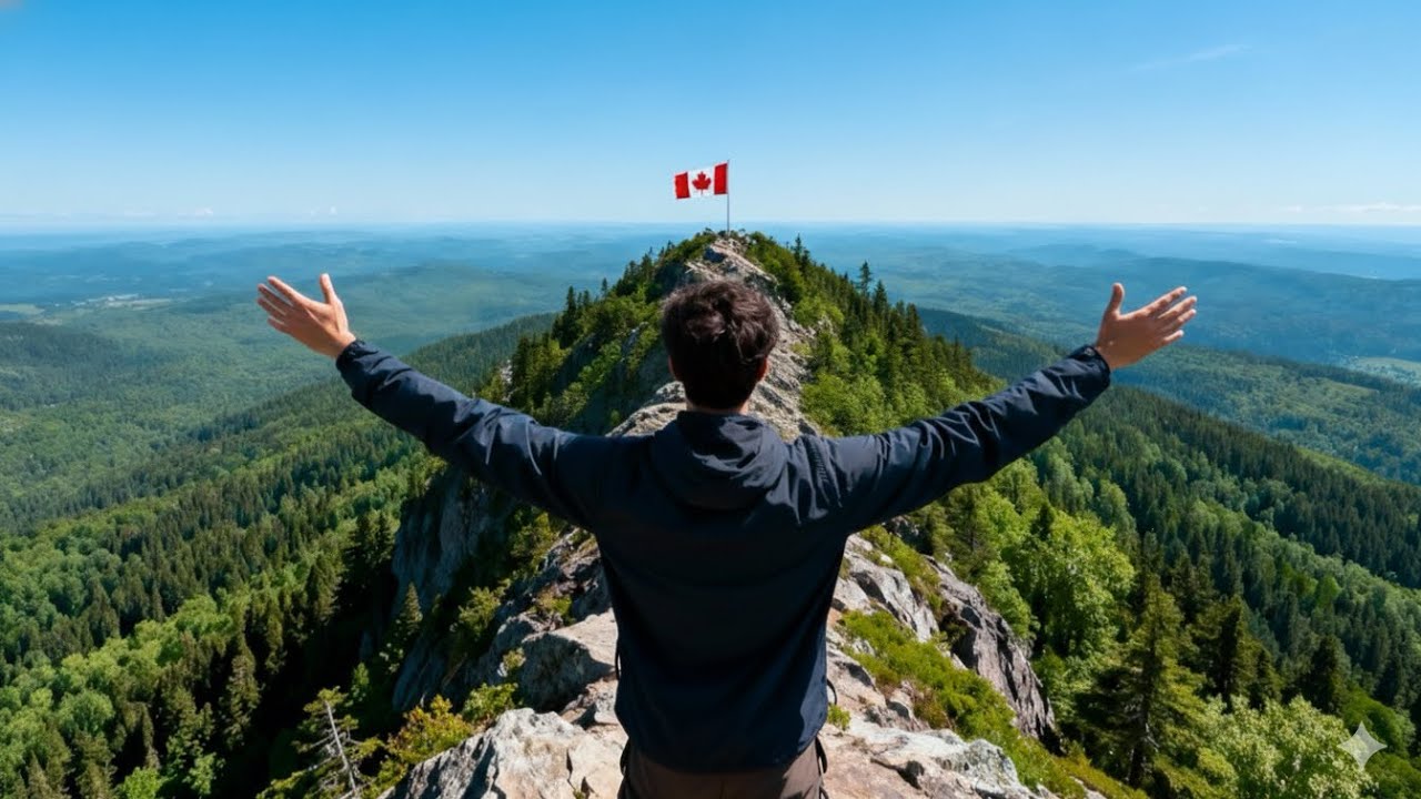 هايك في اونتاريو كندا 🇨🇦 | رحلة صعود إلى قمة الجبل 🏔️