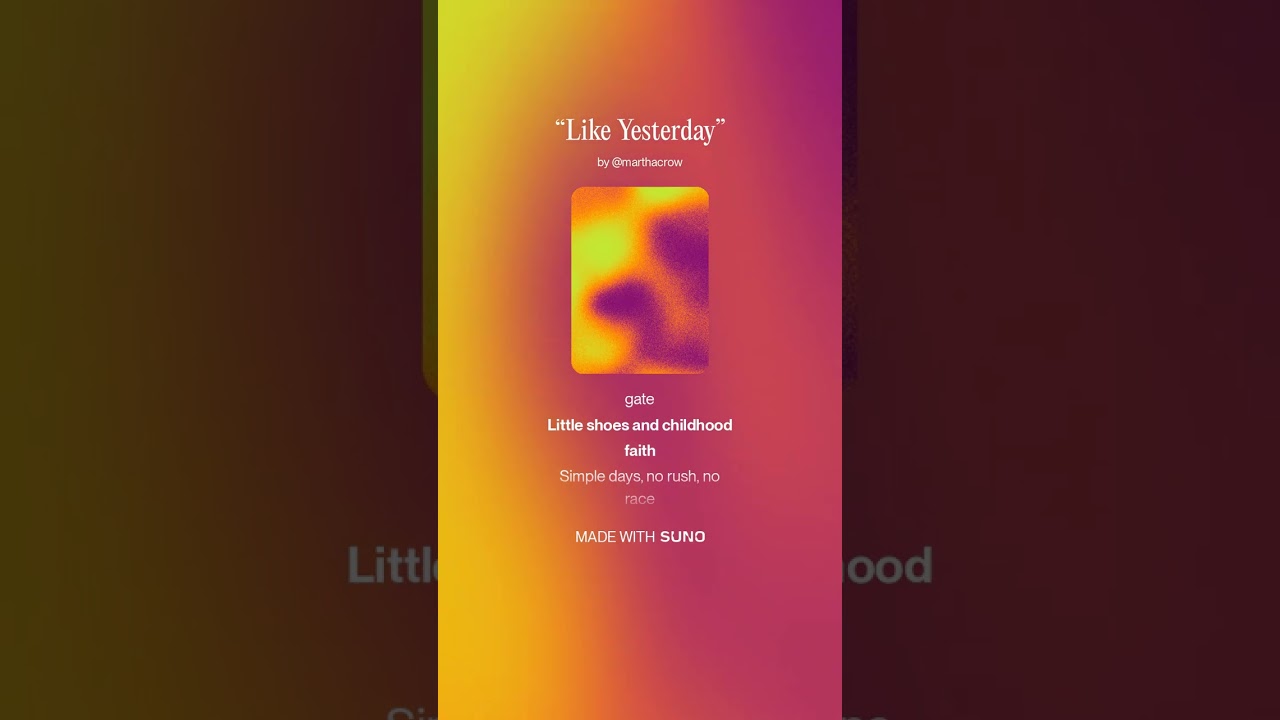 &ldquo;Like Yesterday&rdquo;
