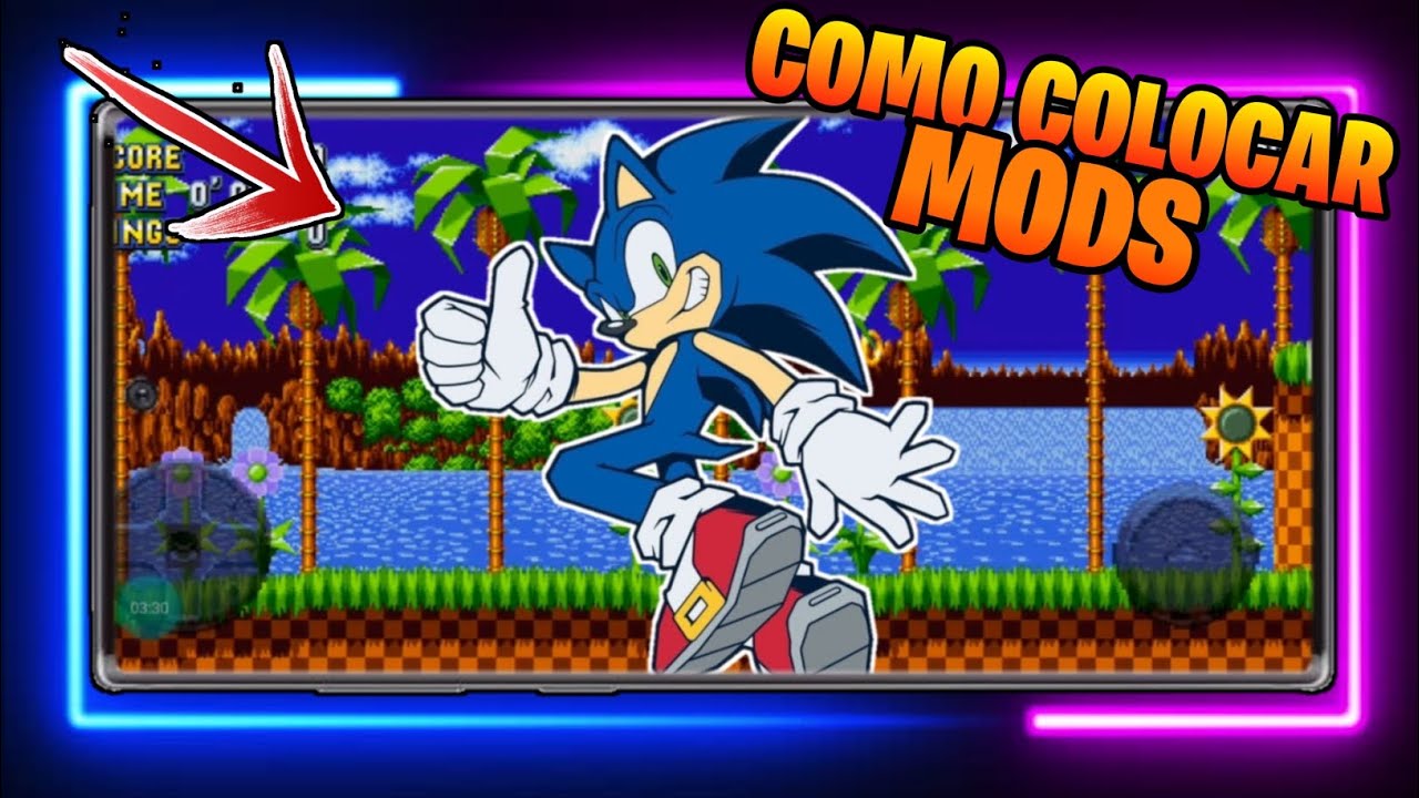 Como Instalar MODS no Sonic Mania para Android! [Fácil e Rápido]