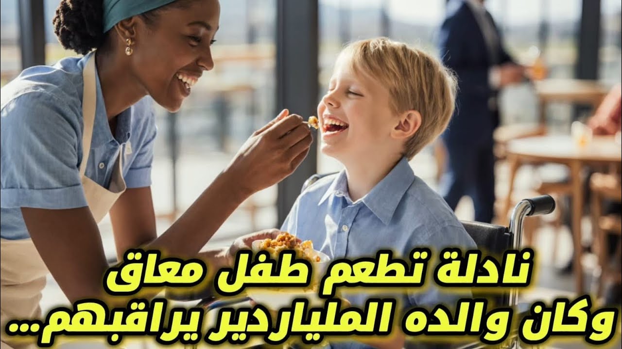 نادلة فقيرة تُنقذ طفلًا معاقًا من البرد… لم تكن تعلم أن والده الملياردير يراقب كل شيء!