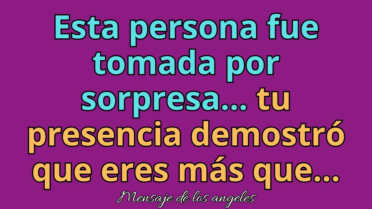 😮💖Esta persona fue tomada por sorpresa… tu presencia demostró que eres más que…