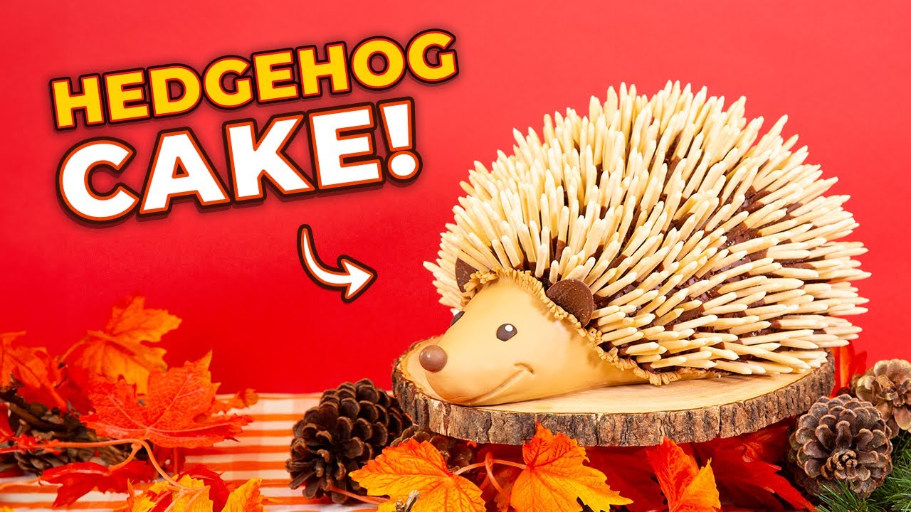 This Giant SURPRISE INSIDE HEDGEHOG is FILLED WITH CANDY&CHOCOLATE!!! | How to Cake It