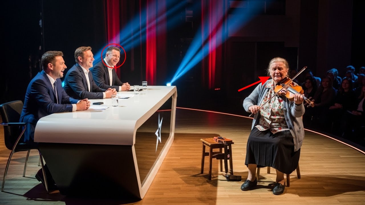 Kiedy prosta starsza kobieta wzięła skrzypce, ktoś szepnął: ‘To będzie okropne’… Jurorzy płakali
