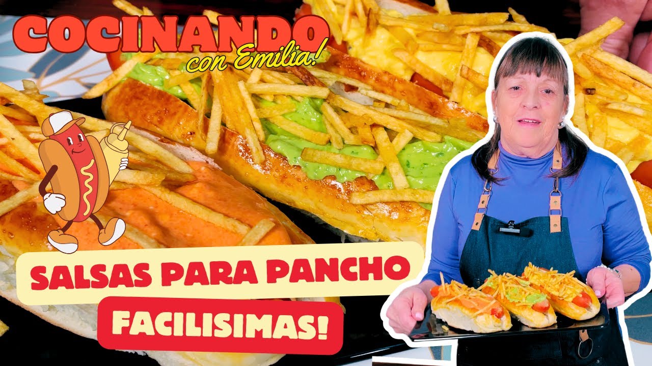 Te enseño 3 salsas para panchos que podes hacer en minutos!