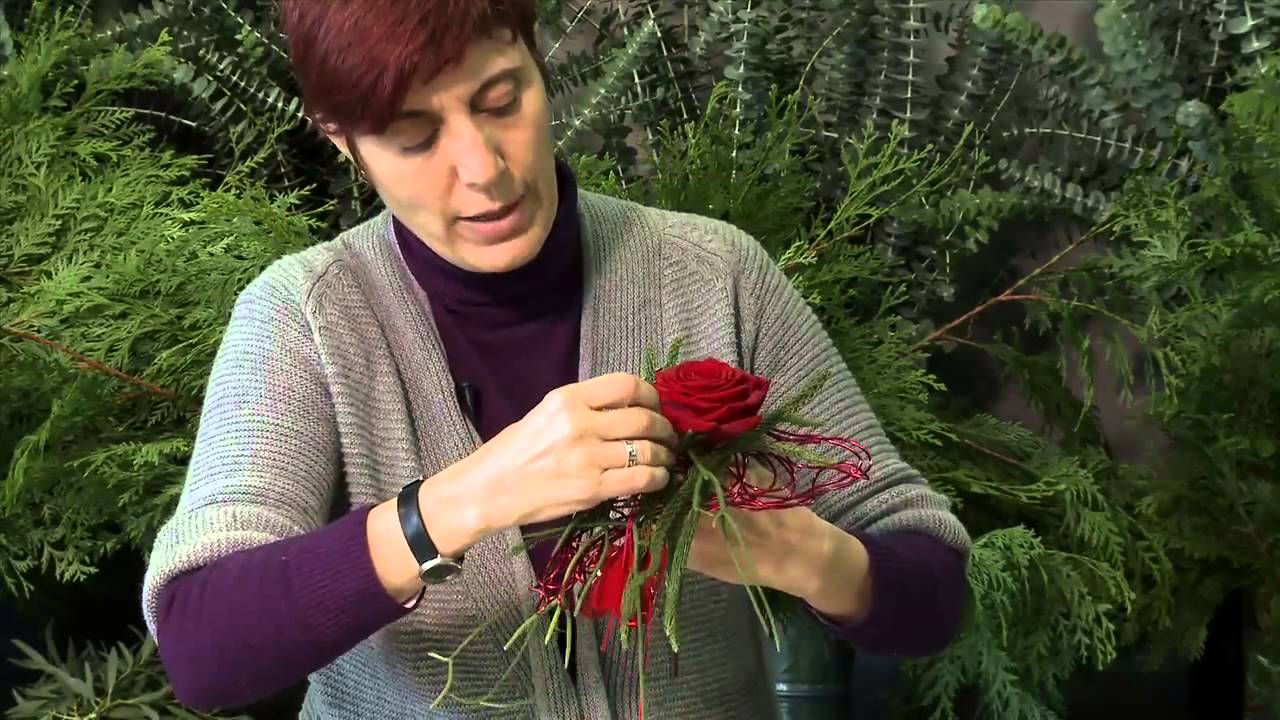 Trabajo floral: San Valentín brillante