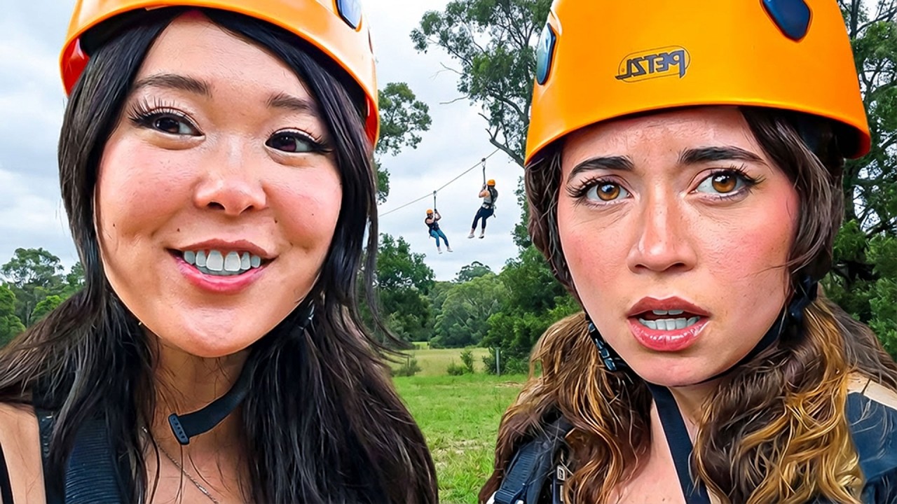 Extra Emily Goes Zip-Lining With Maya!