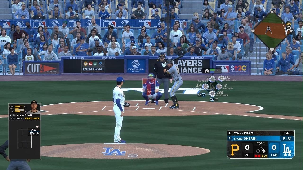 MLB The Show 25 Dodgers VS Pirates Franchise Gameplay
