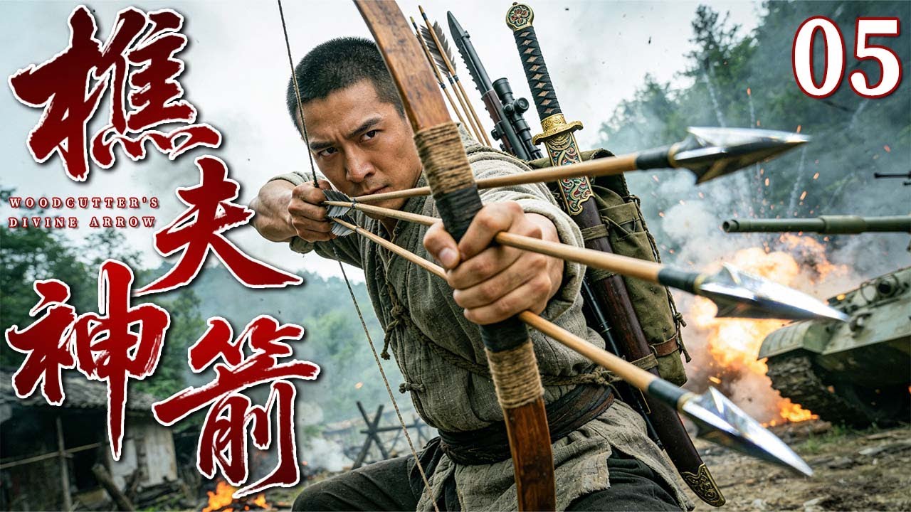 【超好看抗战剧】樵夫神箭 05 | 日本浪人勾结悍匪屠村，山野樵夫化身百步穿杨神射手，雪夜刀光慑群寇！