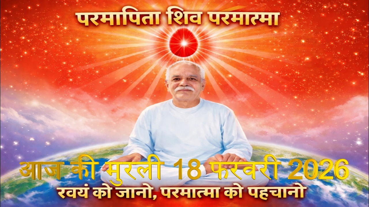 Brahma Kumaris Daily Murali | Om Shanti | Aaj ki Murali | 18 February 2026 | आज की मुरली | 18-2-2026