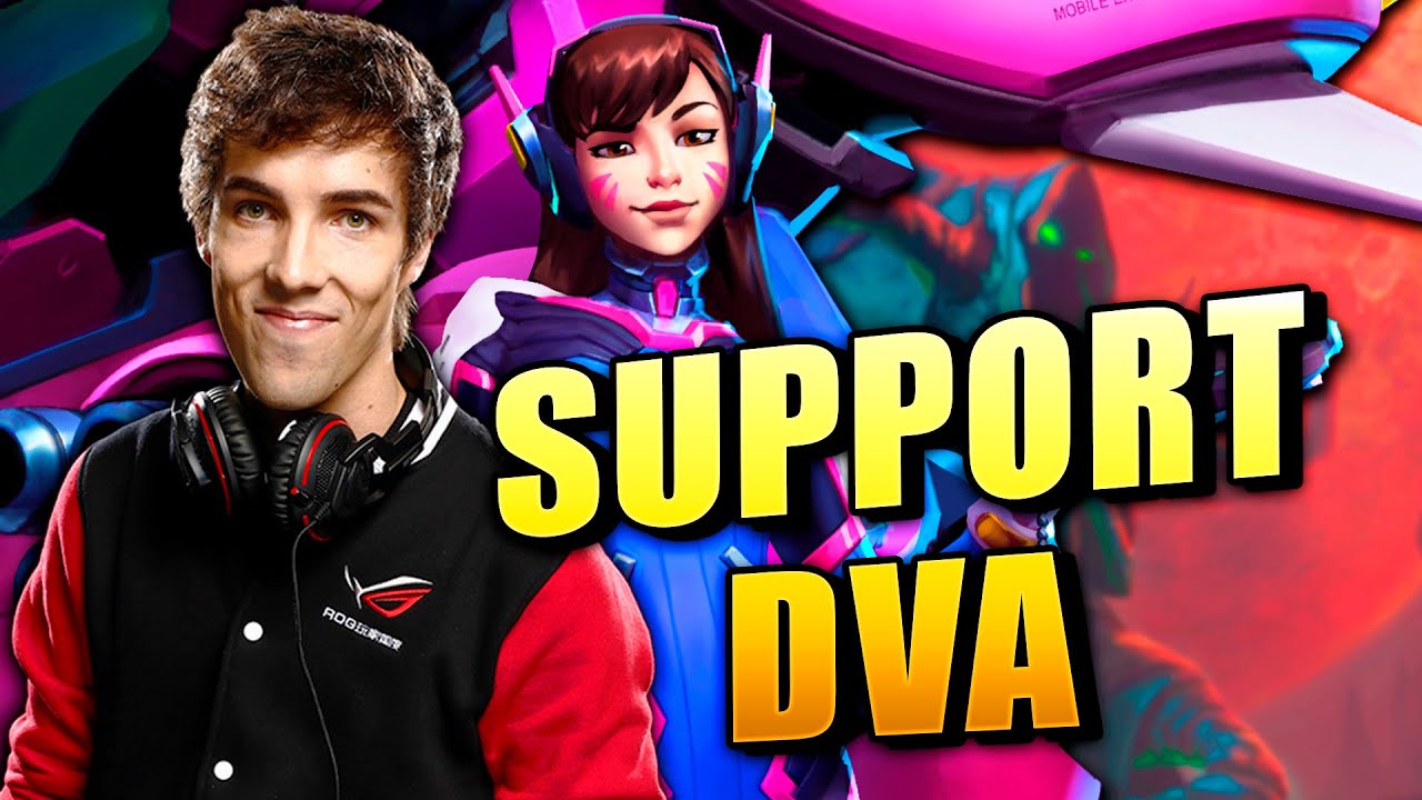 Видео игрового процесса за D.Va в роли саппорта от Grubby в Heroes of the Storm 2021.