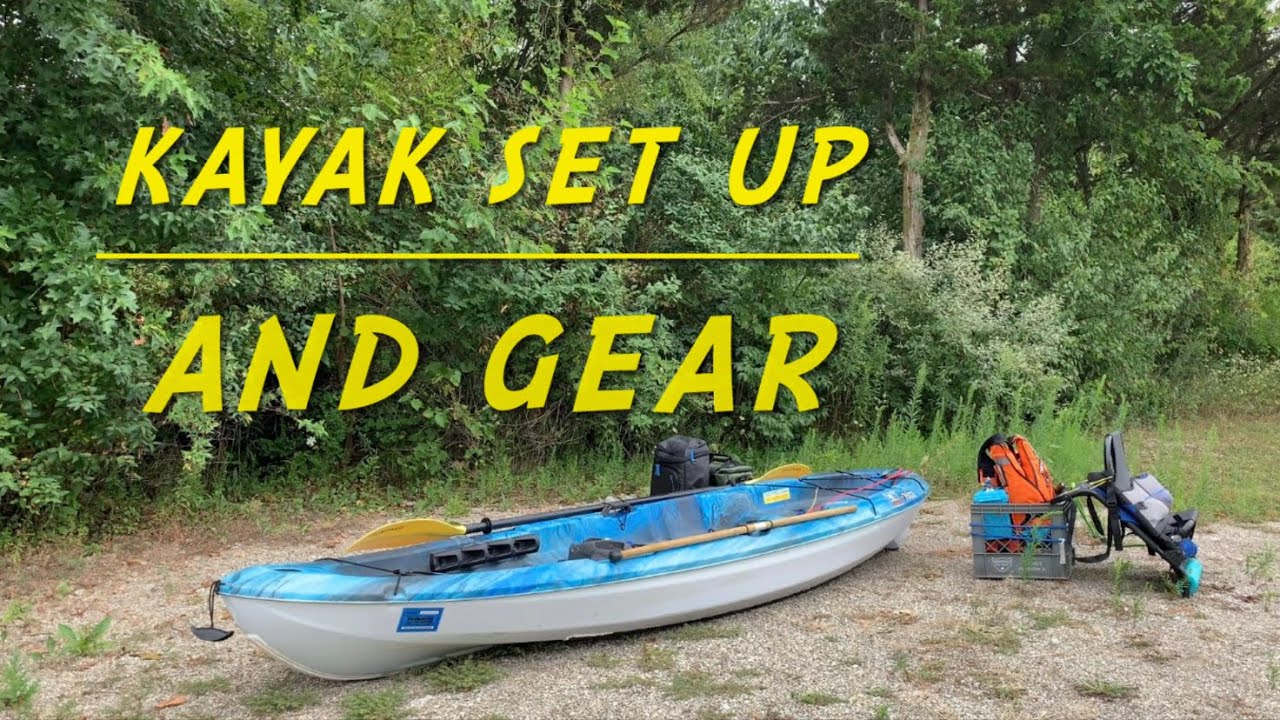 Pelican kayak gear & set up