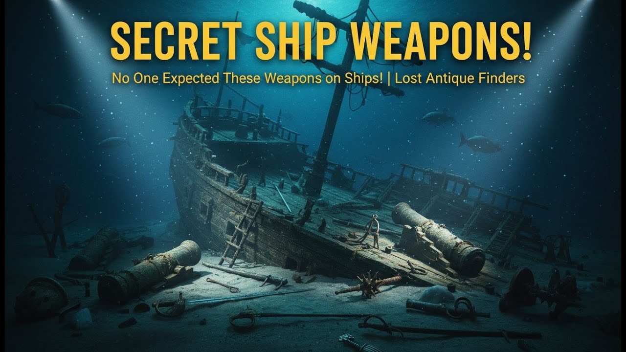 No One Expected These Weapons on Ships! ⚓ Lost Antique Finders