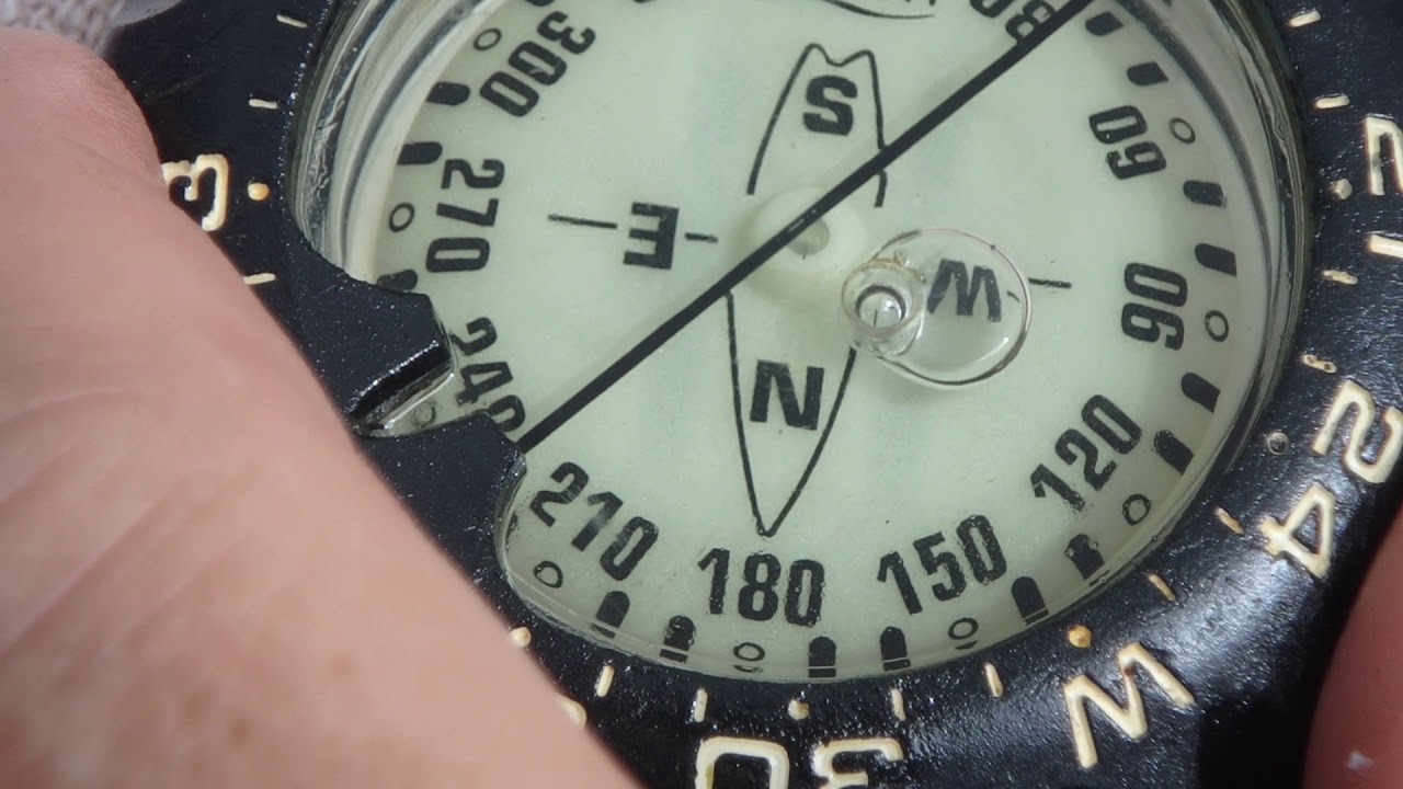 Diver's Compass Gas Removal