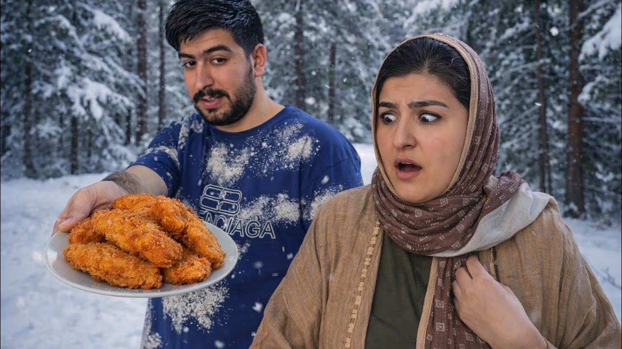 A cold winter day with family and the warm taste of fried chicken