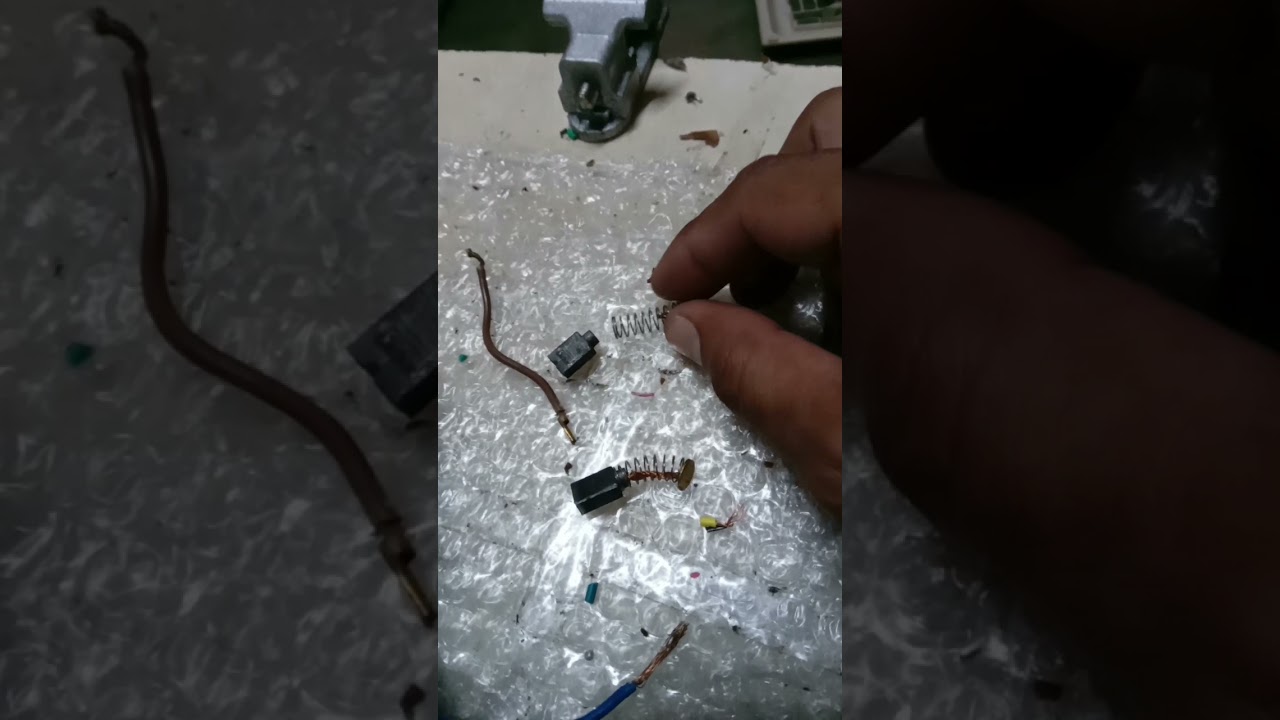 carbon brush replaced...