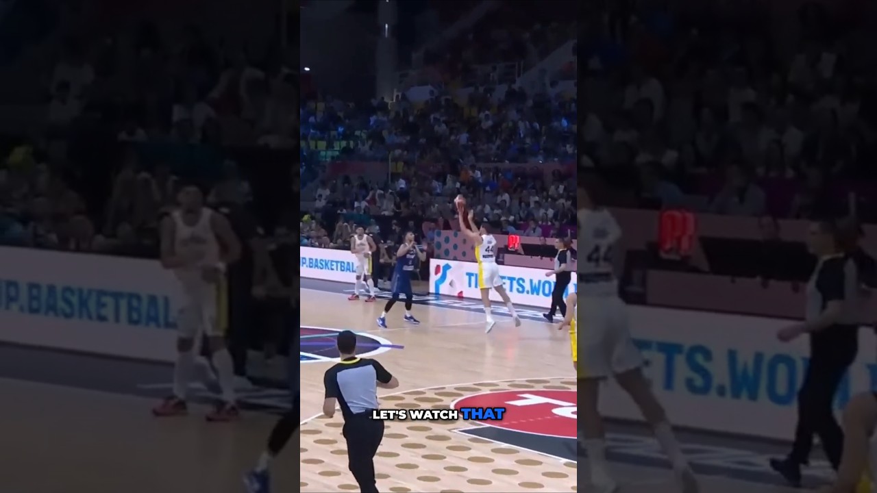 Joel Parra Half Court Shot - ESP vs CYP #eurobasket2025