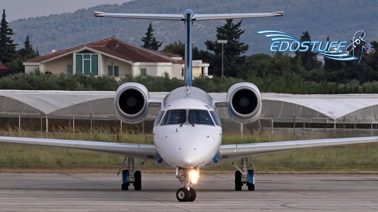 Dniproavia - Embraer ERJ-145LR UR-DNT Takeoff - Split Airport LDSP/SPU