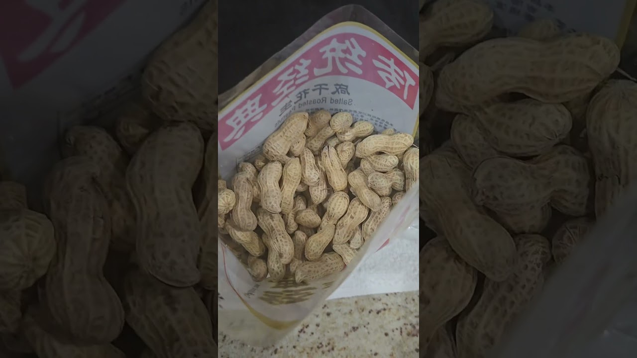 Delicious Salted Roasted In-Shell Peanuts - Snack for Weekend Movie Time! #shorts