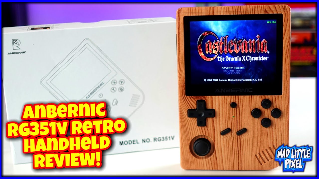 The BEST Retro Emulation Handheld! RG351V Awesome Build, Screen & Performance! Test & Review