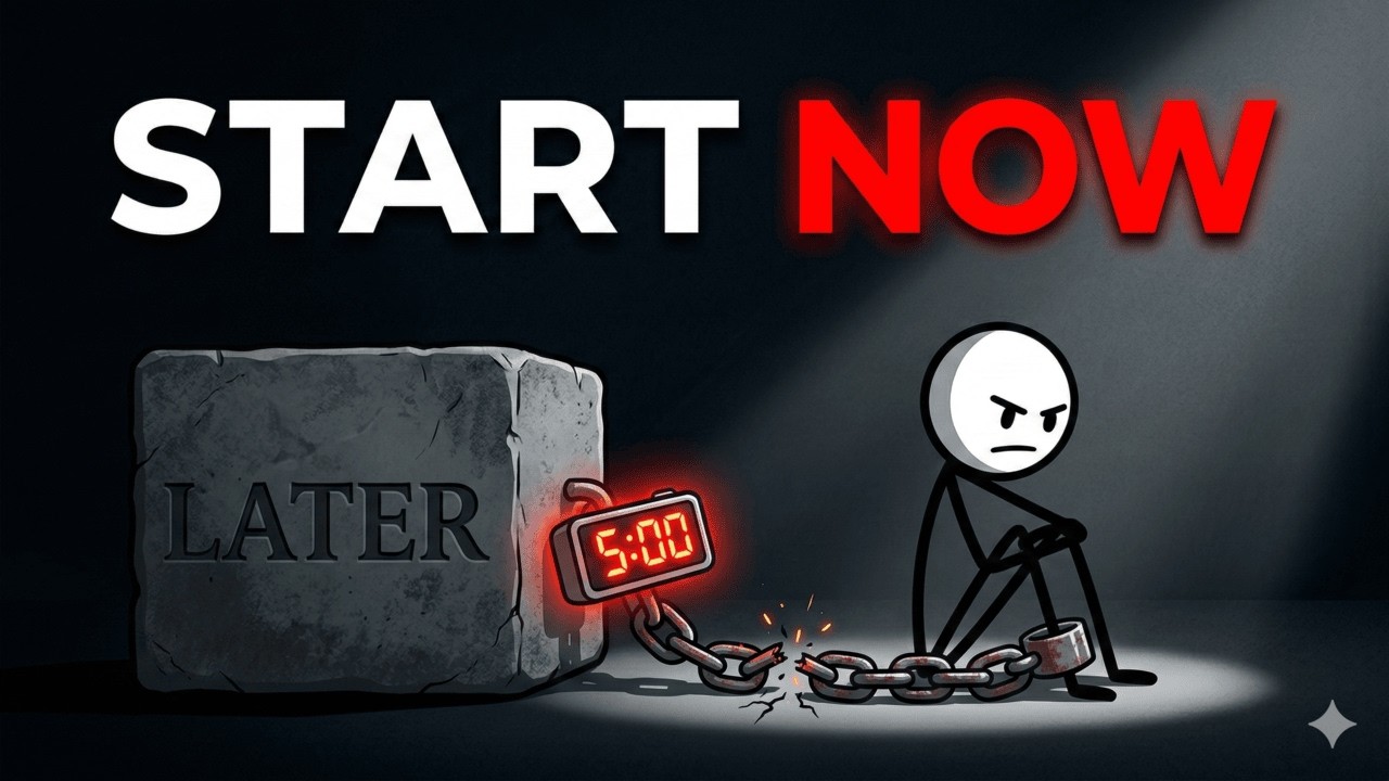 The 5-Minute Rule That Kills Procrastination Forever | Feels like Illegal