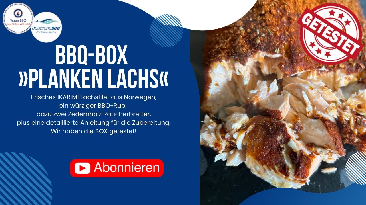 BBQ IKARIMI Lachs von der Planke by @DeutscheSeeGmbH
