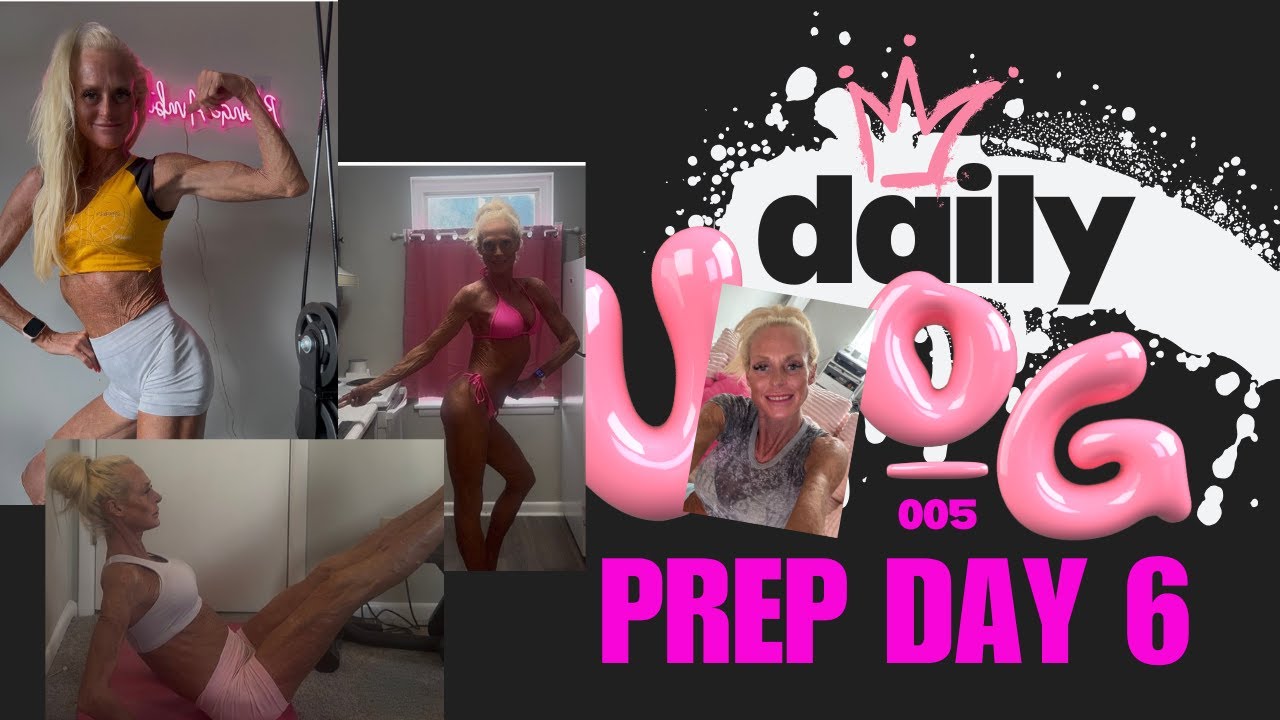 54 YEAR OLD BODYBUILDER..DAY 6 OF PREP.. SPEND IT WITH ME!