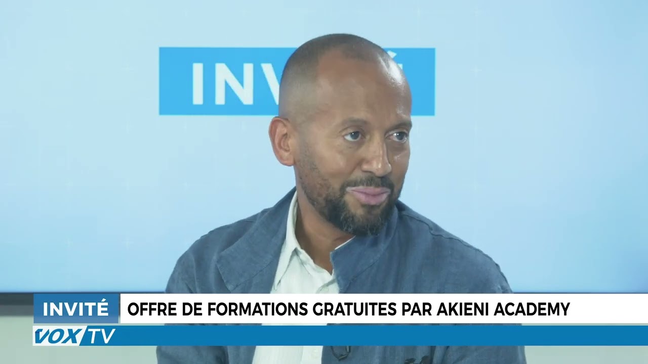 Invite du journal : Offre de formations gratuites par Akieni Academy
