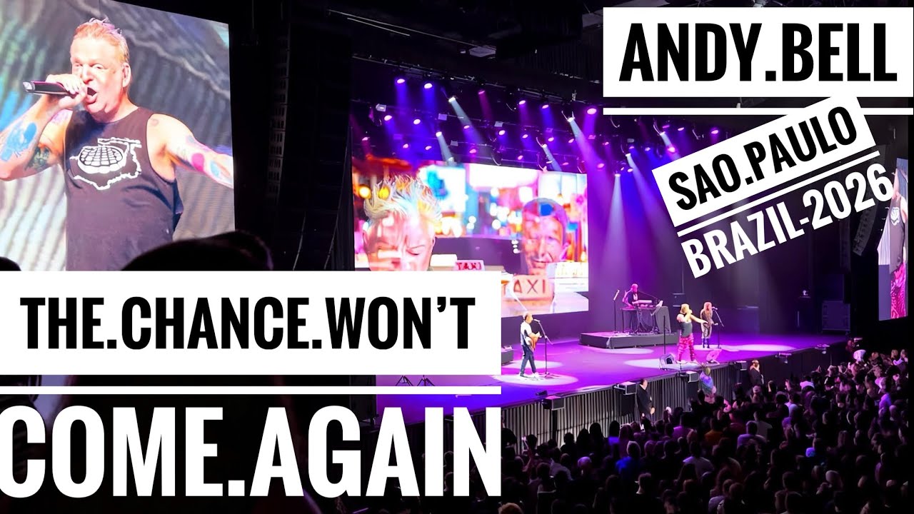 ANDY BELL erasure THE CHANCE WON’T COME AGAIN - live at Suhai Music - Sao Paulo Brazil - 24-01-2016