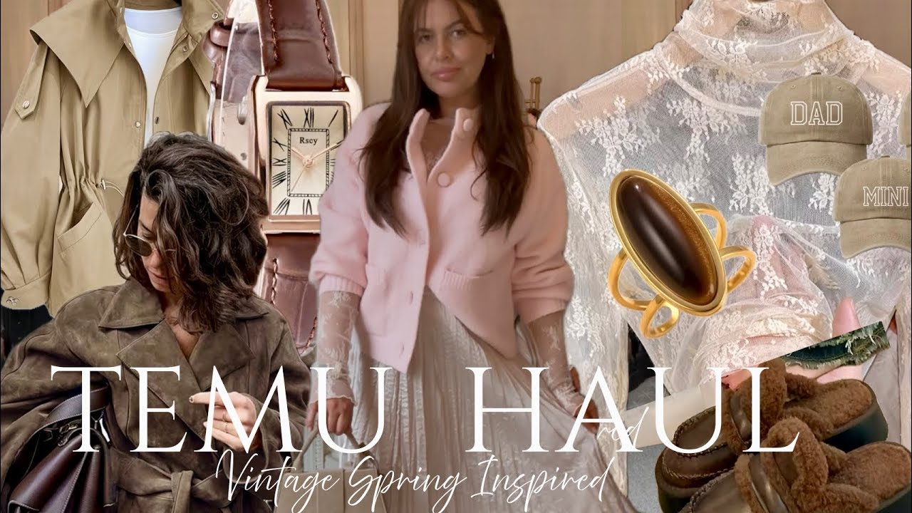 HUGE VINTAGE/SPRING TEMU HAUL 🕊️| Suzy Darling 