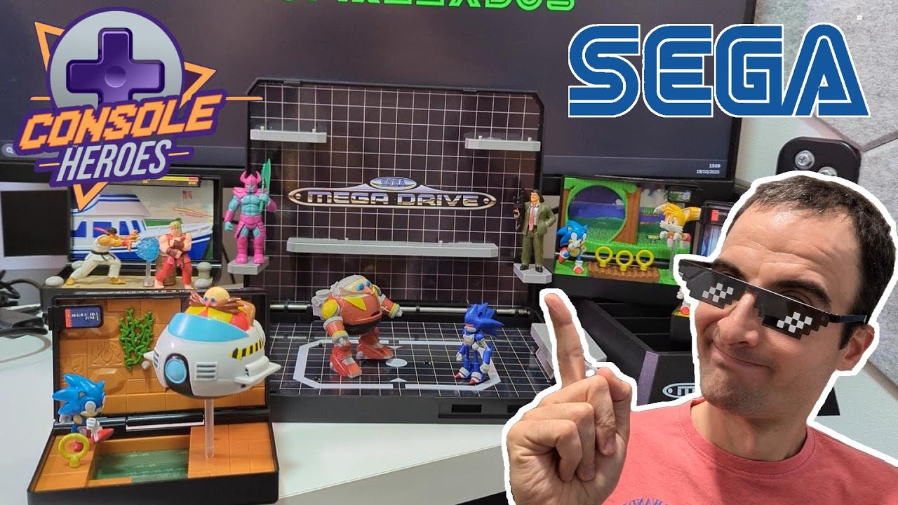 📦 Console Heroes SEGA: Unboxing completo + comparativa con cartuchos reales